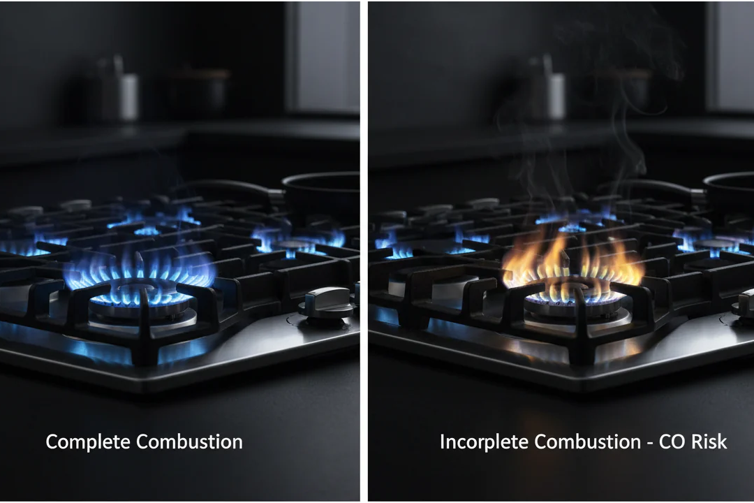 Blue vs. Yellow Flames: Troubleshooting Abnormal Flames on Your 36 Gas Cooktop