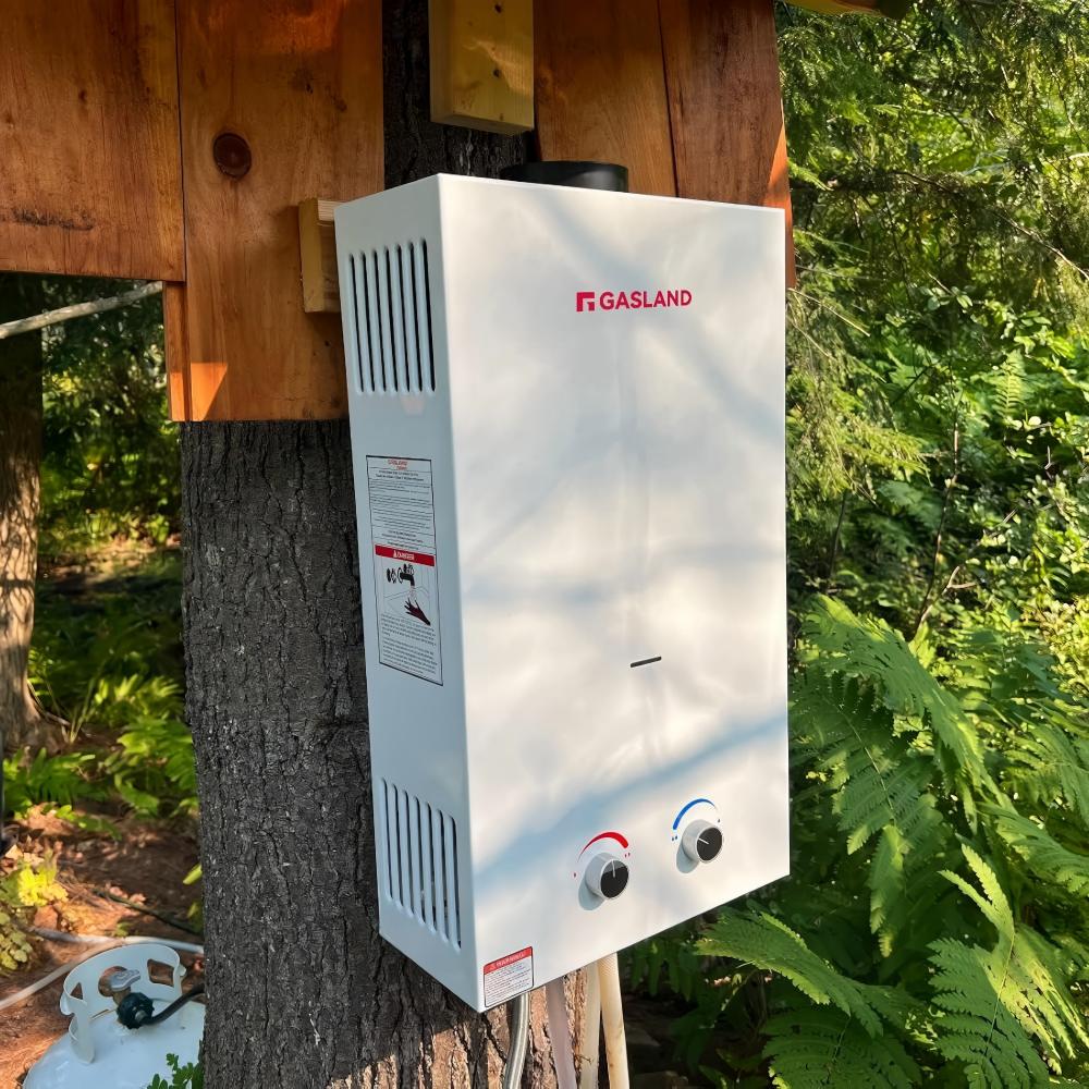 Portable Tankless Propane Water Heater - 2.11GPM 8L 55,000 BTU