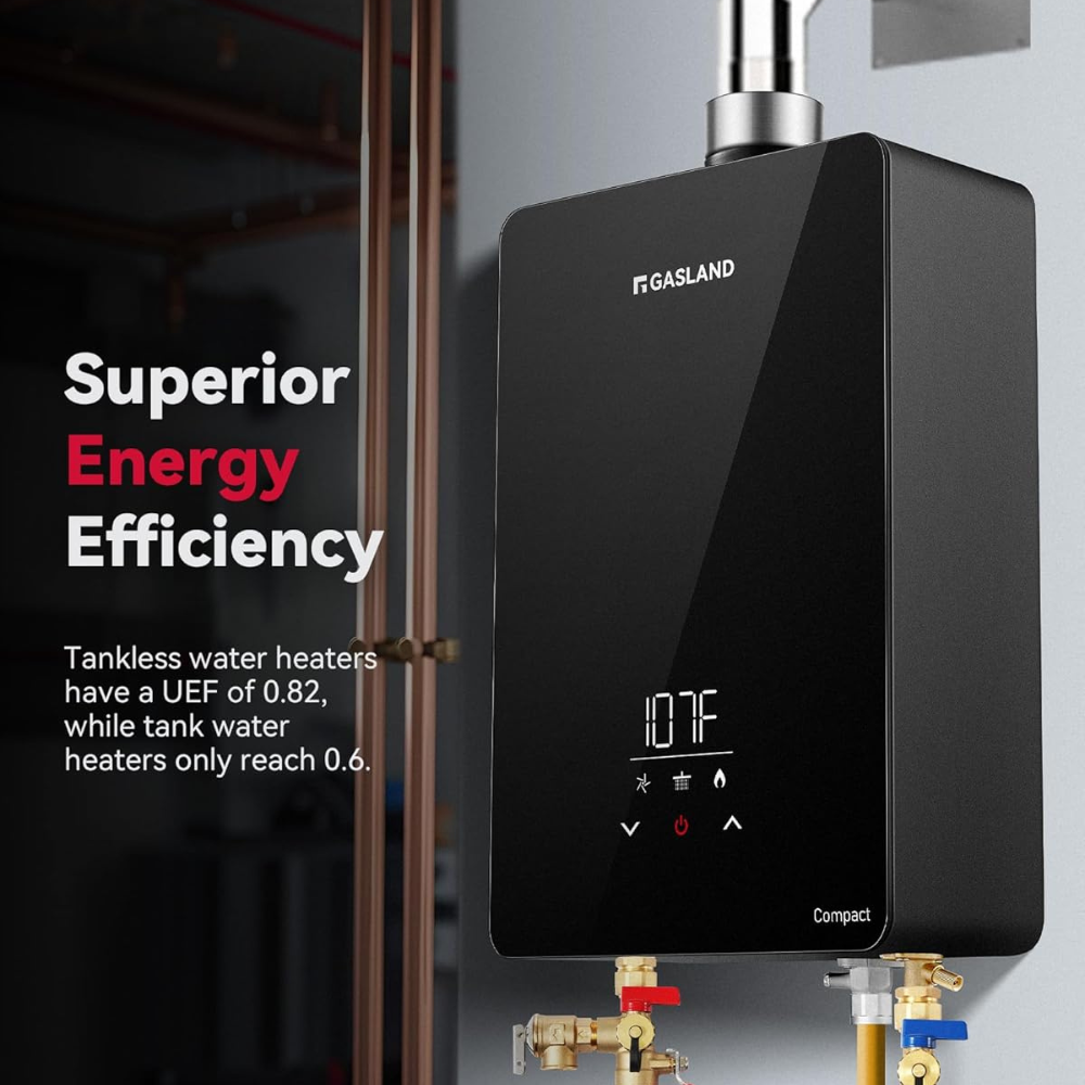 GASLAND COMPACT Indoor Tankless Natural Gas Water Heater - 3.6GPM 90,000BTU