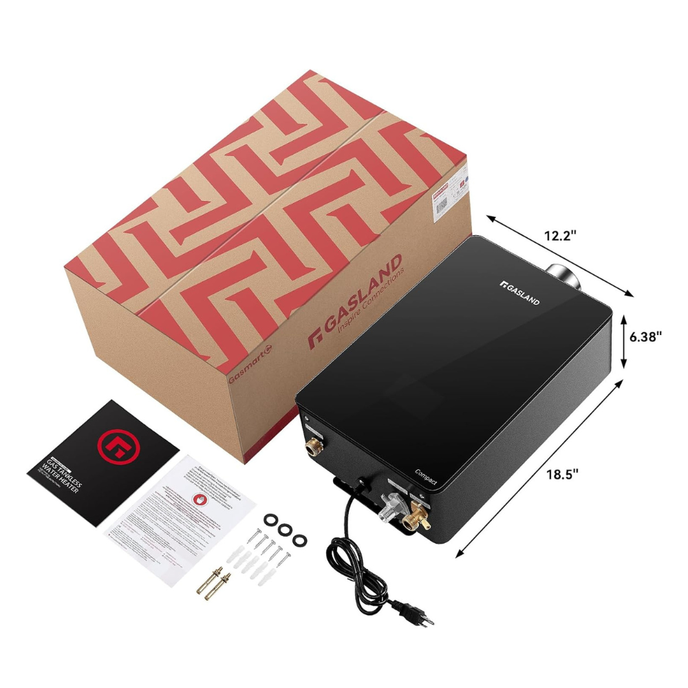 GASLAND COMPACT Indoor Tankless Natural Gas Water Heater - 3.6GPM 90,000BTU