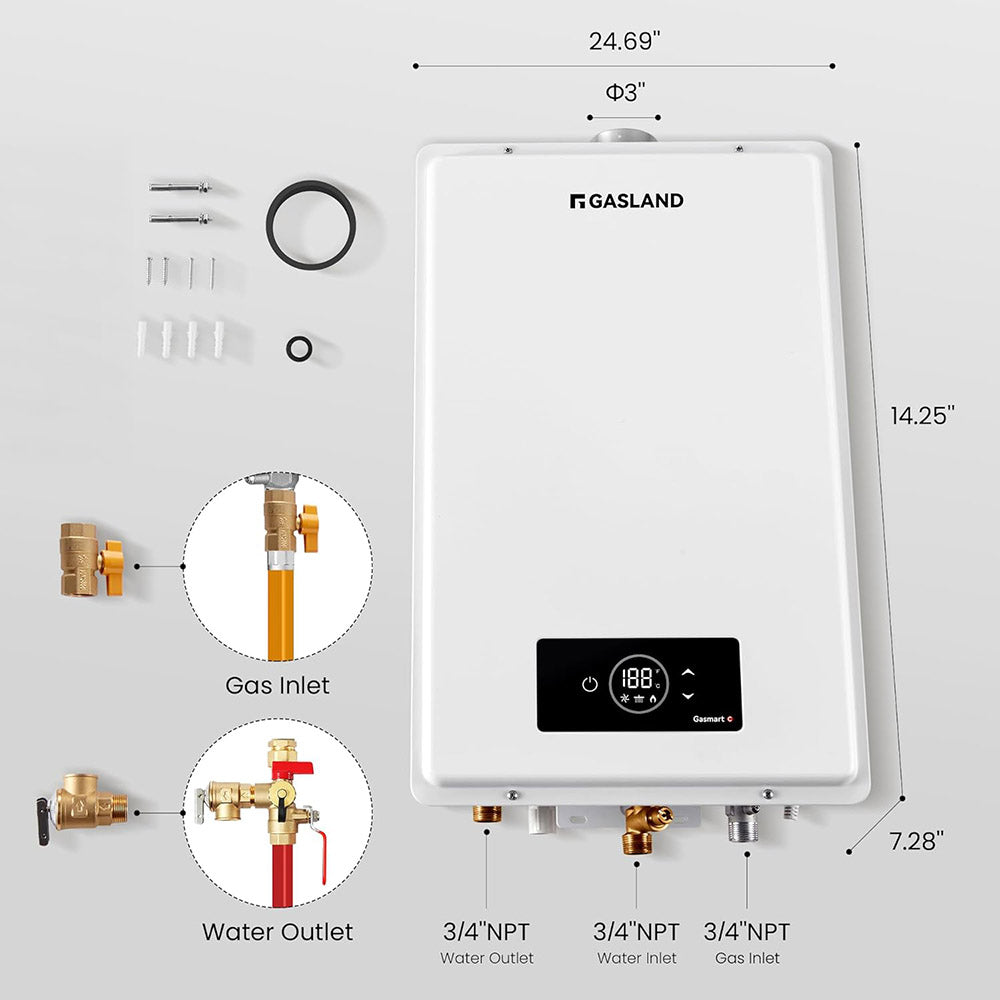 GASLAND Gasmart Residential Indoor Tankless Natural Gas Water Heater