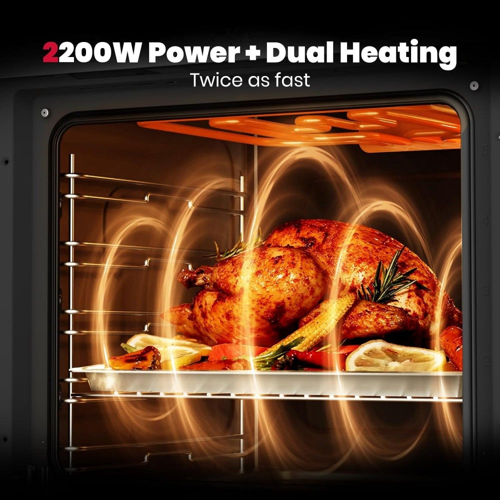 24" 2.79 Cu.ft. 5 Cooking Modes Built-In Electric Wall Oven - Stainless Steel