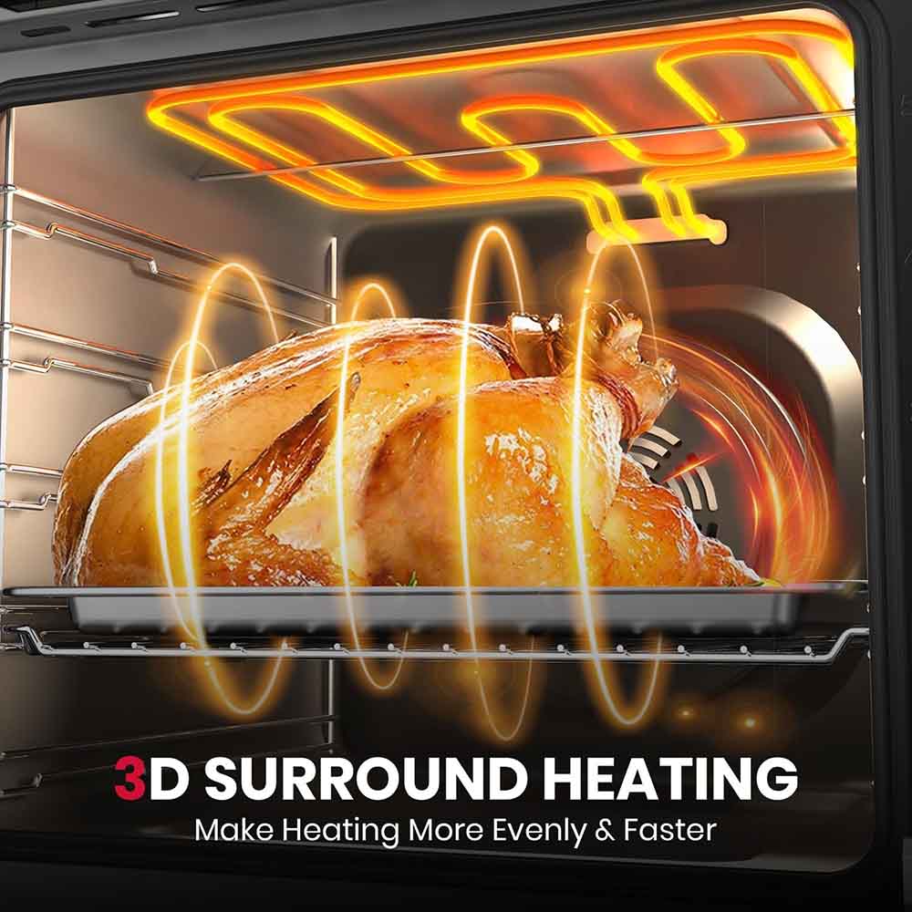 GASLAND 24" 2.6 Cu.ft Built-in Convection Single Wall Electric Oven