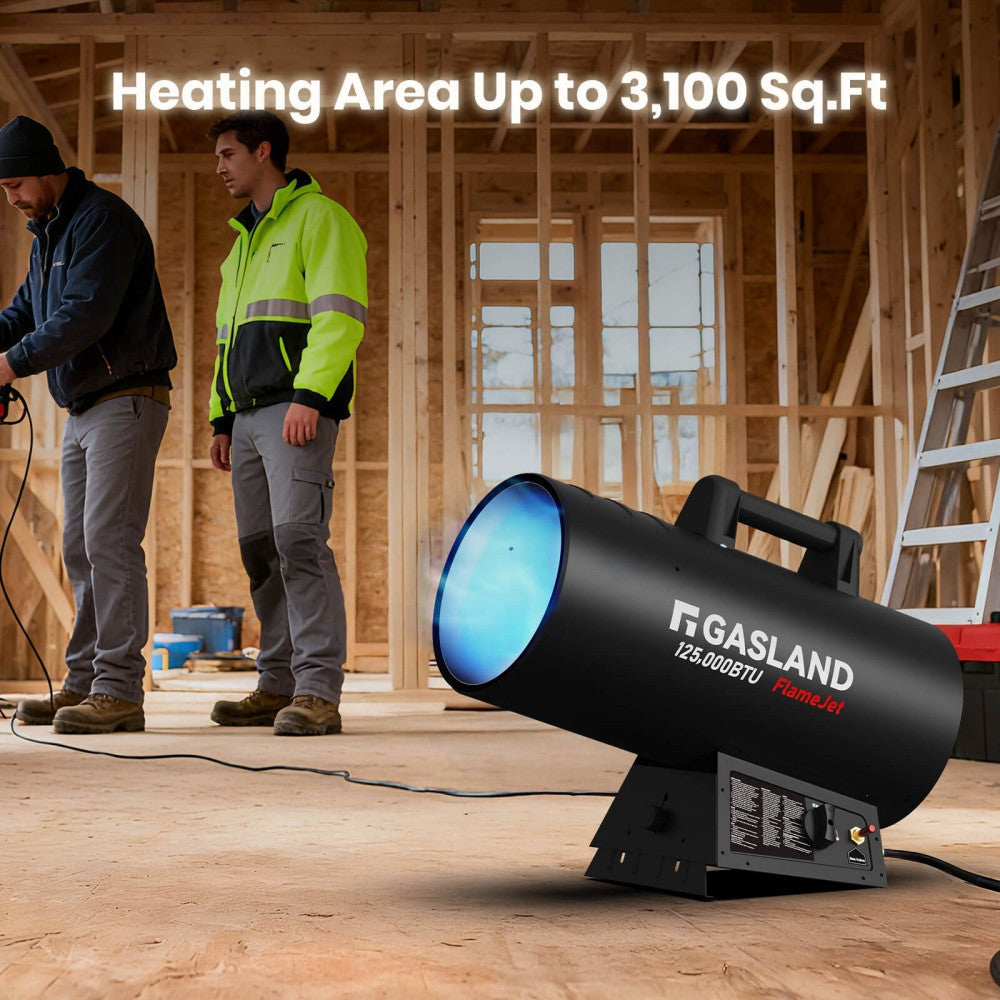 GASLAND Flame Jet Propane Force Air Heater 125,000 BTU