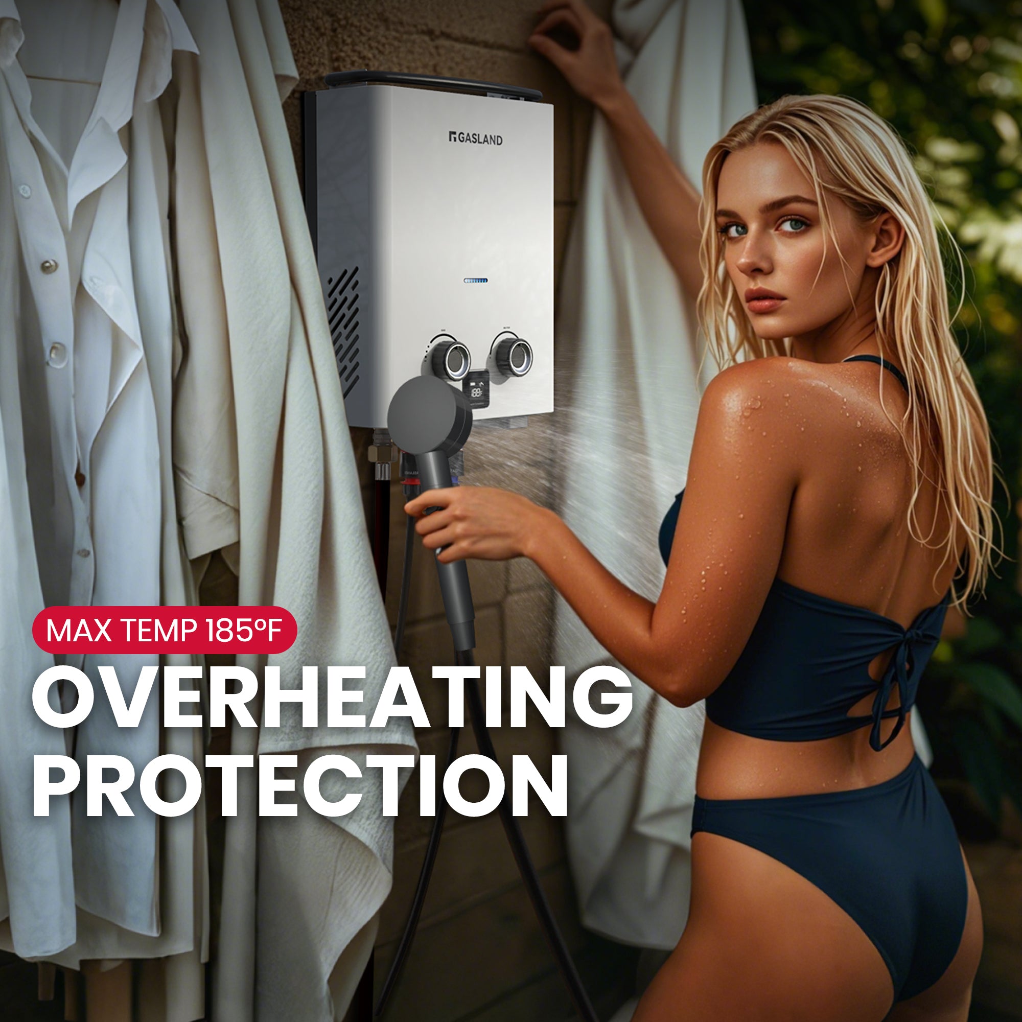 GASLAND GOSHOWER 1.32 GPM Outdoor Portable Tankless Water Heater