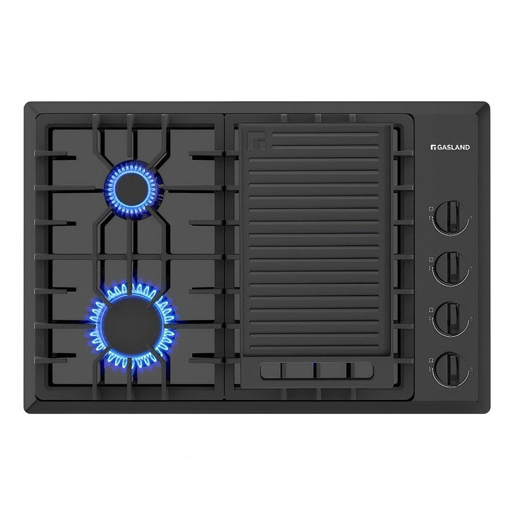 GASLAND 30" 4 Burner Black Enamel Gas Cooktop