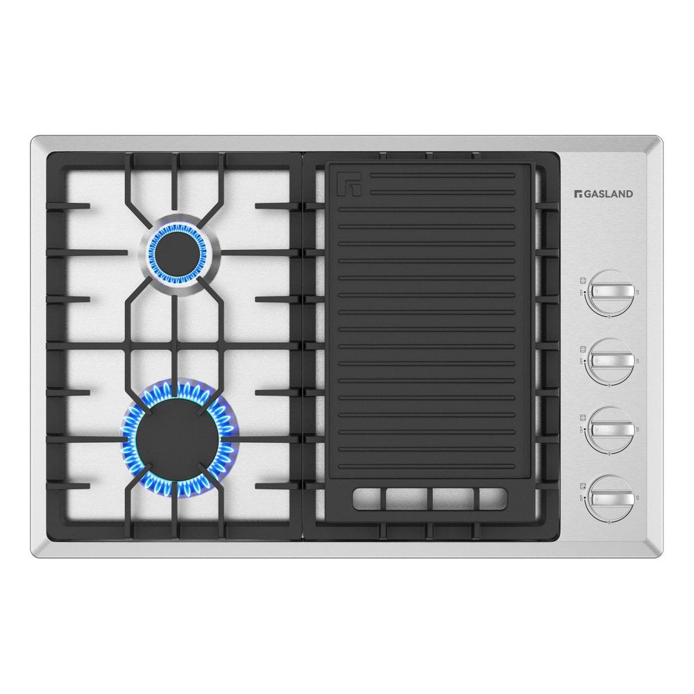 GASLAND 30" 4 Burner Side Knob Control Gas Cooktop