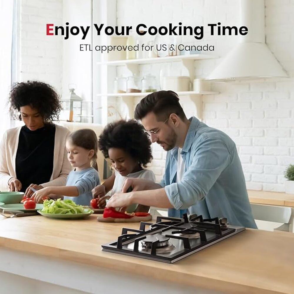 GASLAND 12 Inch 2 Burner Stainless Steel Gas Cooktop for Wholesale