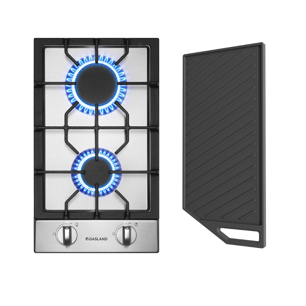 GASLAND 12 Inch 2 Burner Stainless Steel Gas Cooktop for Wholesale