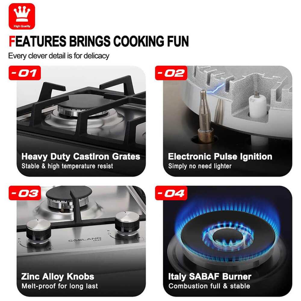 Gasland Chef 12 In. Convertible Gas Cooktops w/ Thermocouple Protection