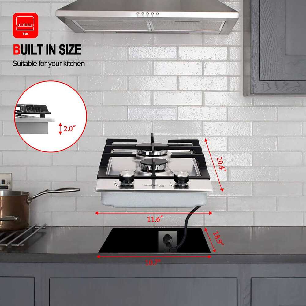 Gasland Chef 12 In. Convertible Gas Cooktops w/ Thermocouple Protection