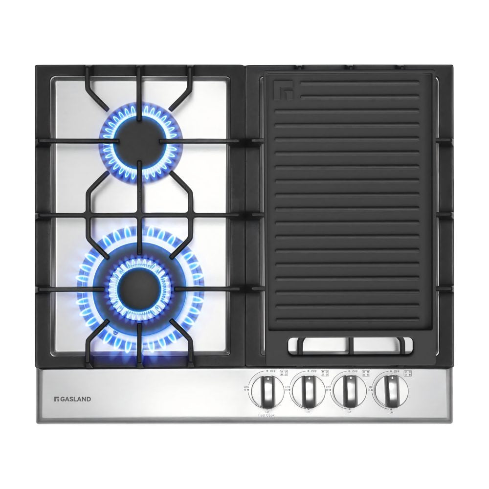 GASLAND 24 Inch 4 Burner Stainless Steel Gas Cooktop