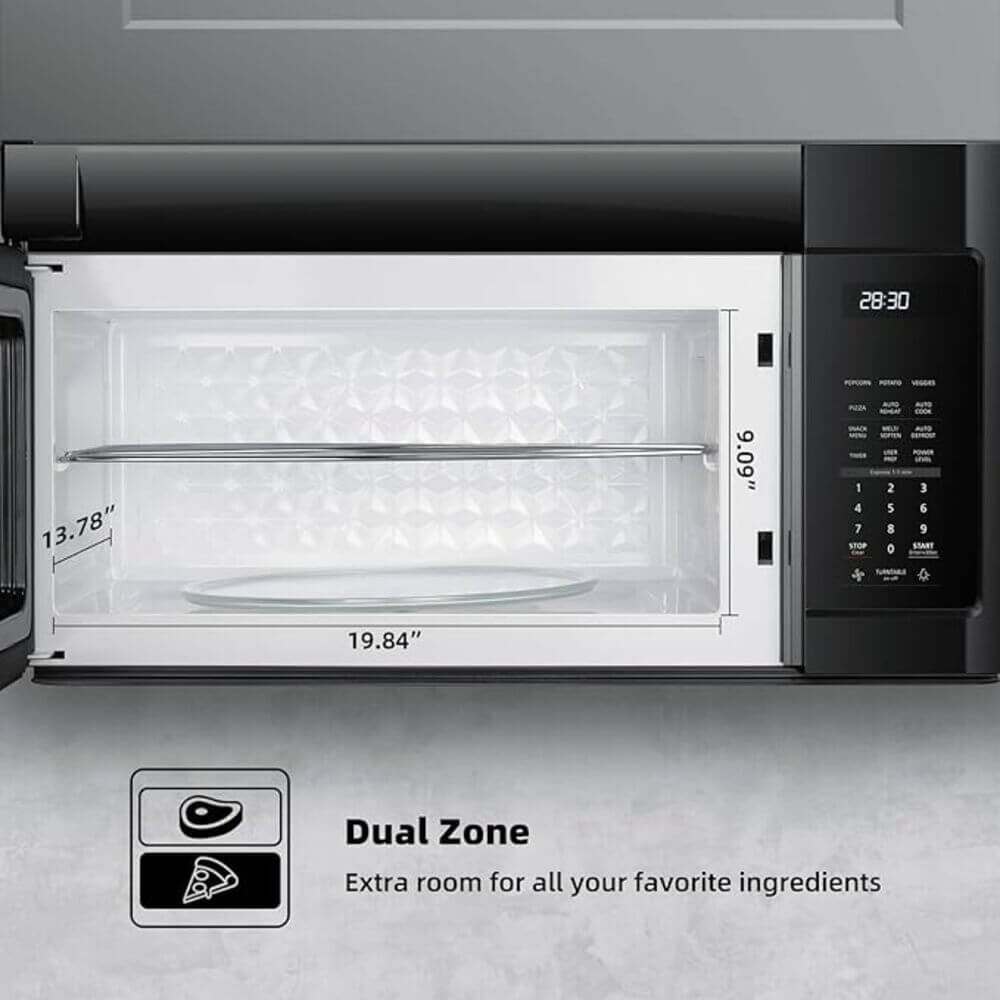 GASLAND 30" 1.9 Cu. Ft. Over the Range Microwave - Black