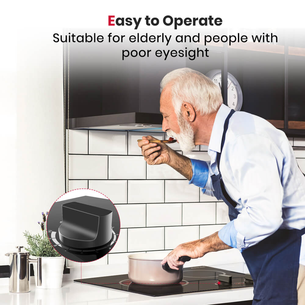 GASLAND 21 Inch 2 Burner Pro-Style Knob Control Ceramic Electric Cooktop for Wholesale