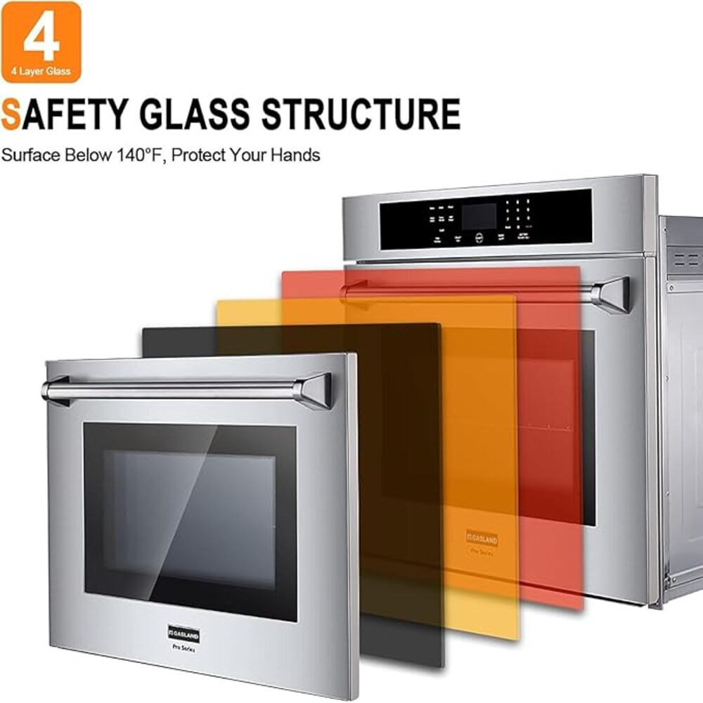 GASLAND 30" 5.0 cu.ft Digital Display Touch Control Electric Oven