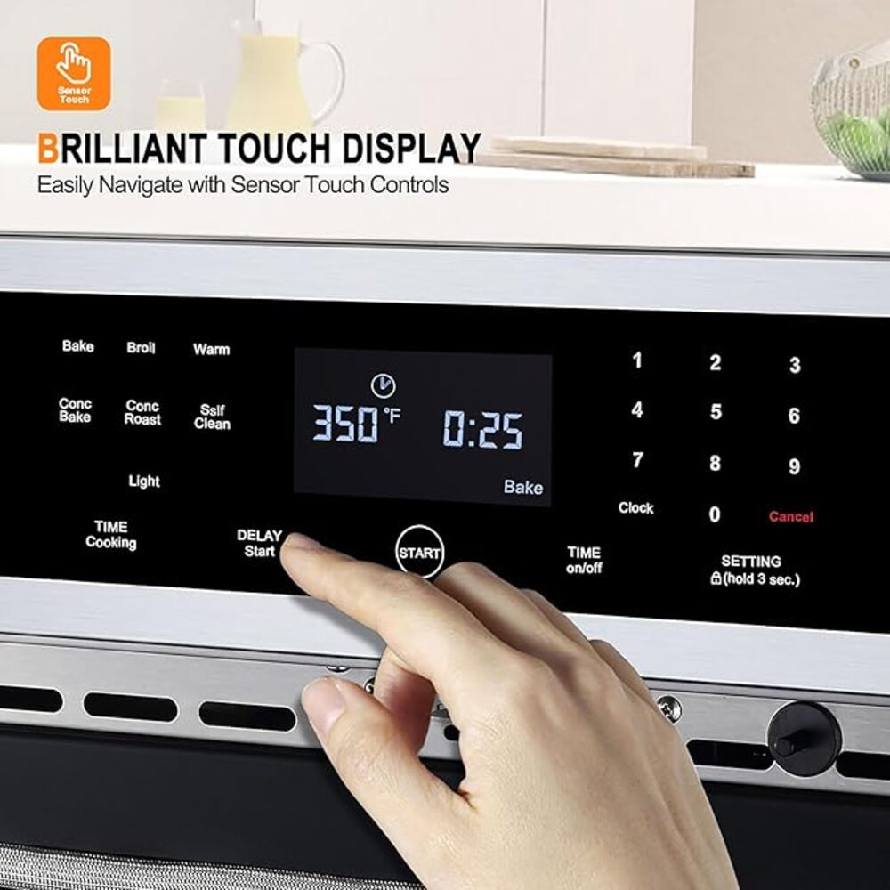 GASLAND 30" 5.0 cu.ft Digital Display Touch Control Electric Oven