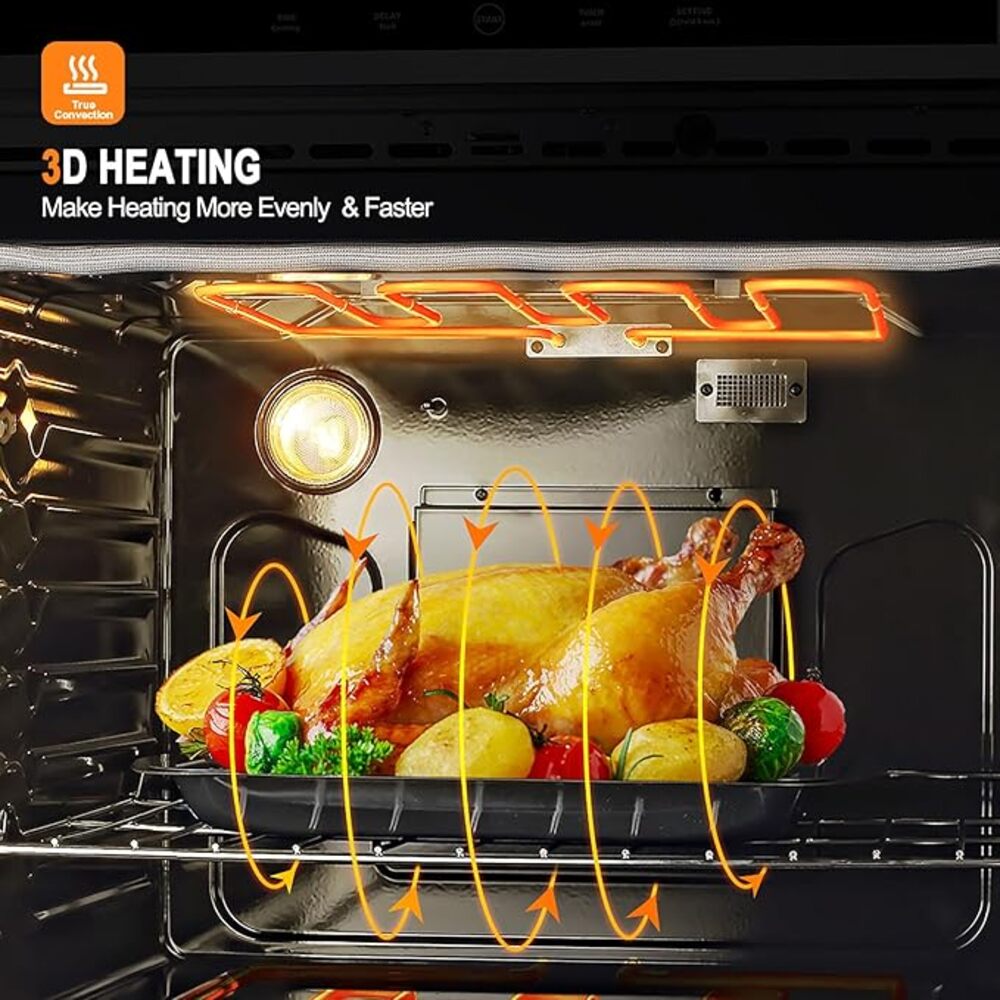 GASLAND 30" 5.0 cu.ft Digital Display Touch Control Electric Oven
