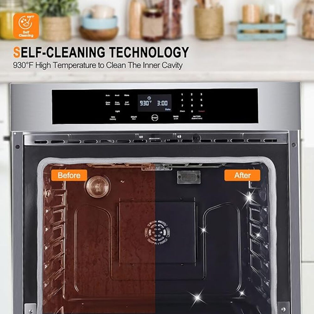GASLAND 30" 5.0 cu.ft Digital Display Touch Control Electric Oven