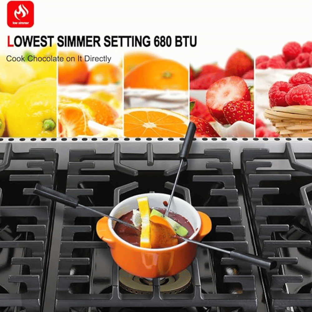 GASLAND 36 Inch 6 Burner Stainless Steel Professional Gas Rangetop for Wholesale