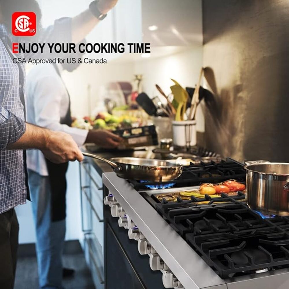GASLAND 48" 6 Burner Professional Gas Rangetop