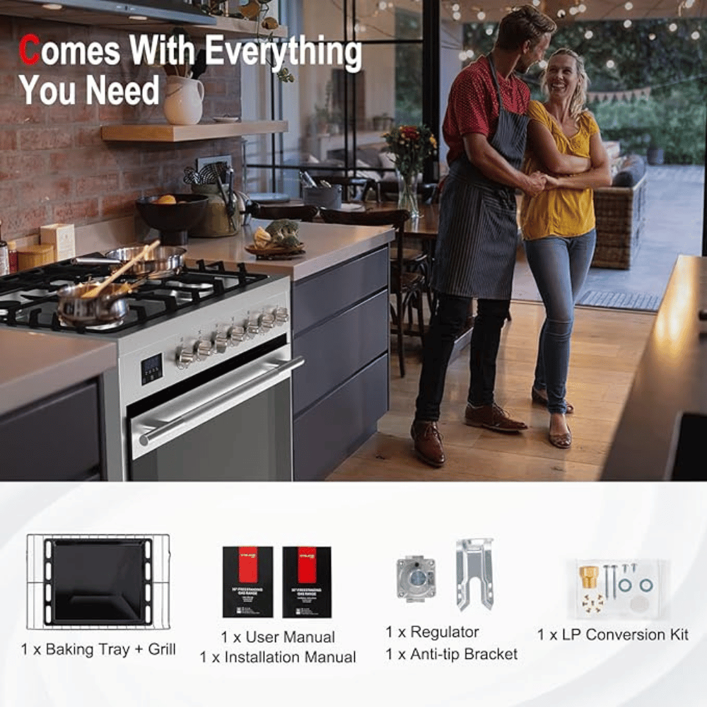 GASLAND 30" Freestanding Gas Range - Oven and Cooktop