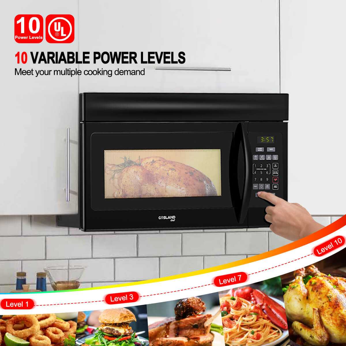 OTR Microwave Oven-OTR1603BN-GASLAND Chef