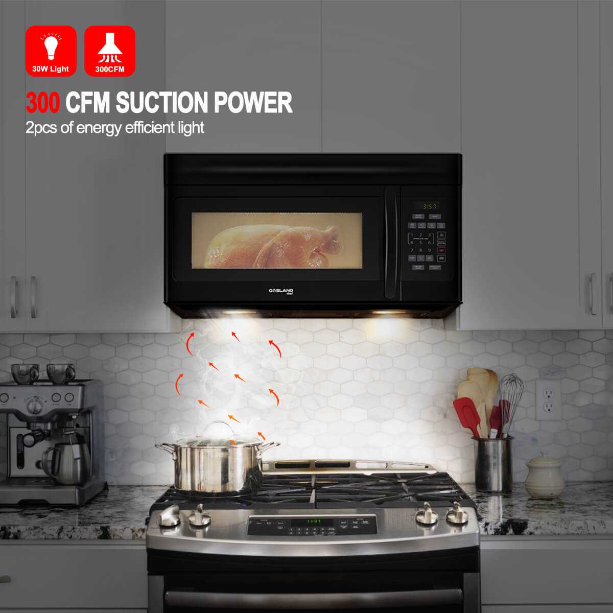 OTR Microwave Oven-OTR1603BN-GASLAND Chef