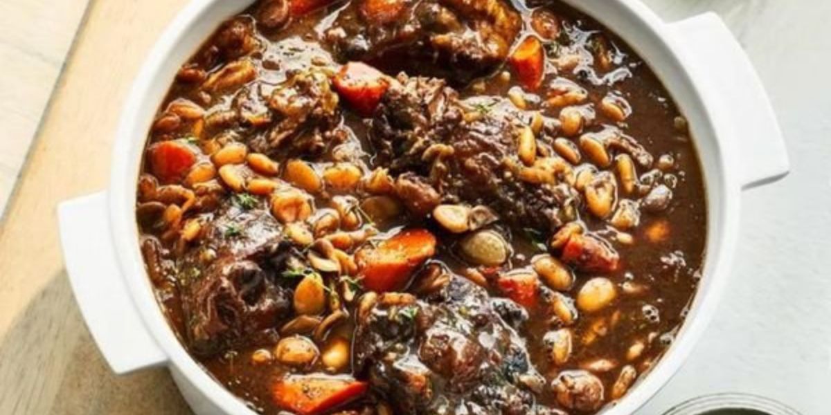 Jamaican Braised Oxtails with Carrots and Chiles Recipe