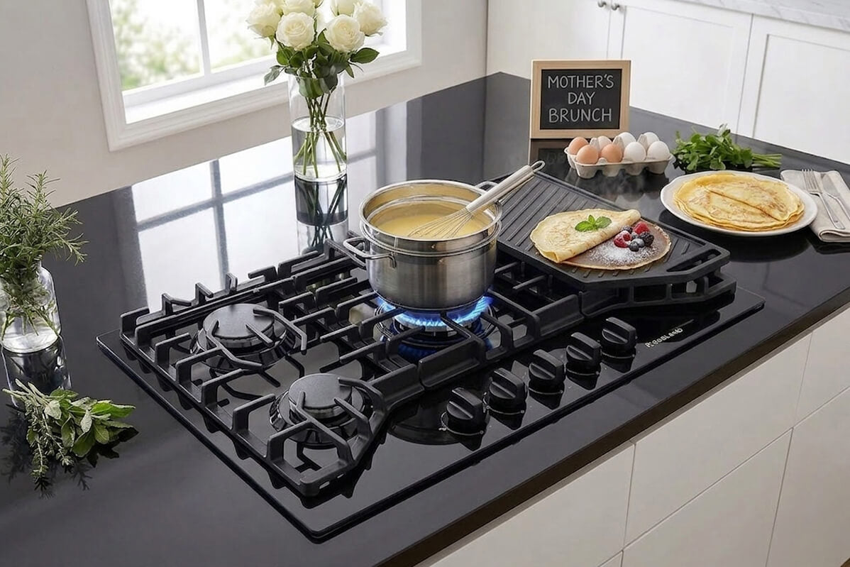 The Ultimate Mother's Day Brunch: Mastering Delicate Crepes on Your Glass Stovetop