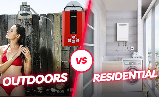 Residential vs. Outdoor Water Heater