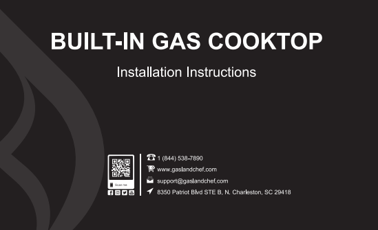Gas Cooktop Installation