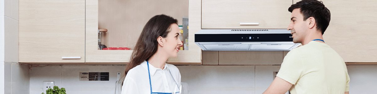 Digital Sensor Touch Range Hood - Gaslandchef