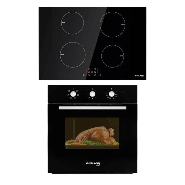 2 Piece Kitchen Appliances Packages 30" Induction Cooktop & 24" Electric Wall Oven