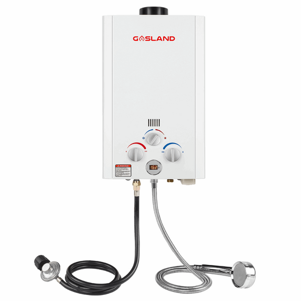 Gasland Chef Outdoor Portable Tankless Water Heater-2.64GPM 10L- White