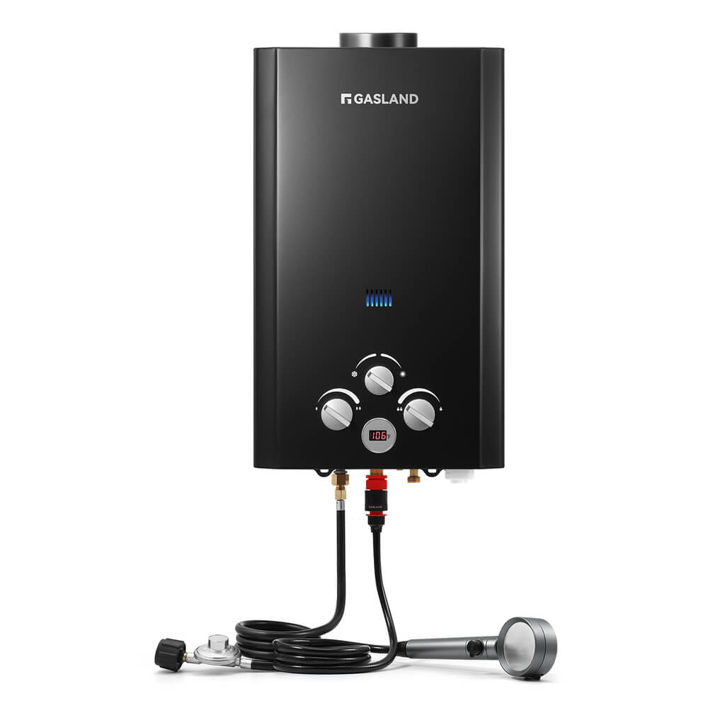 Propane Tankless Water Heater - 2.64GPM 10L Black