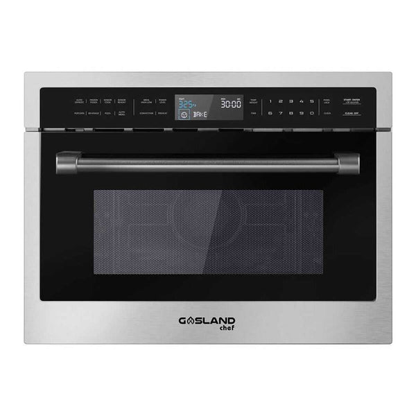 GASLAND Chef 24 Inch 1.6 Cu. Ft. 1000 Watts Digital Display Touch Control Stainless Steel Microwave Oven