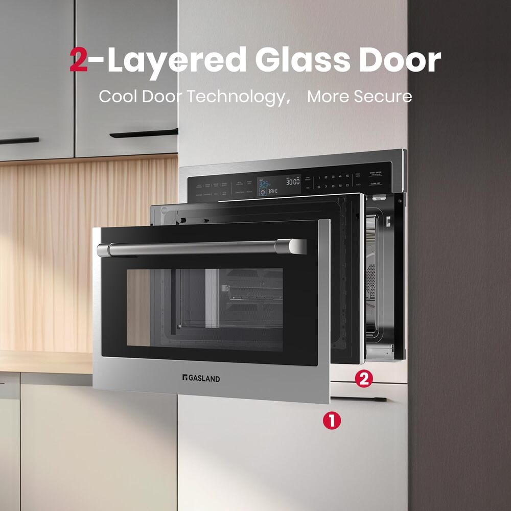 GASLAND 24" 1.6 Cu. Ft. 1000W Built-in Microwaves - Drawer