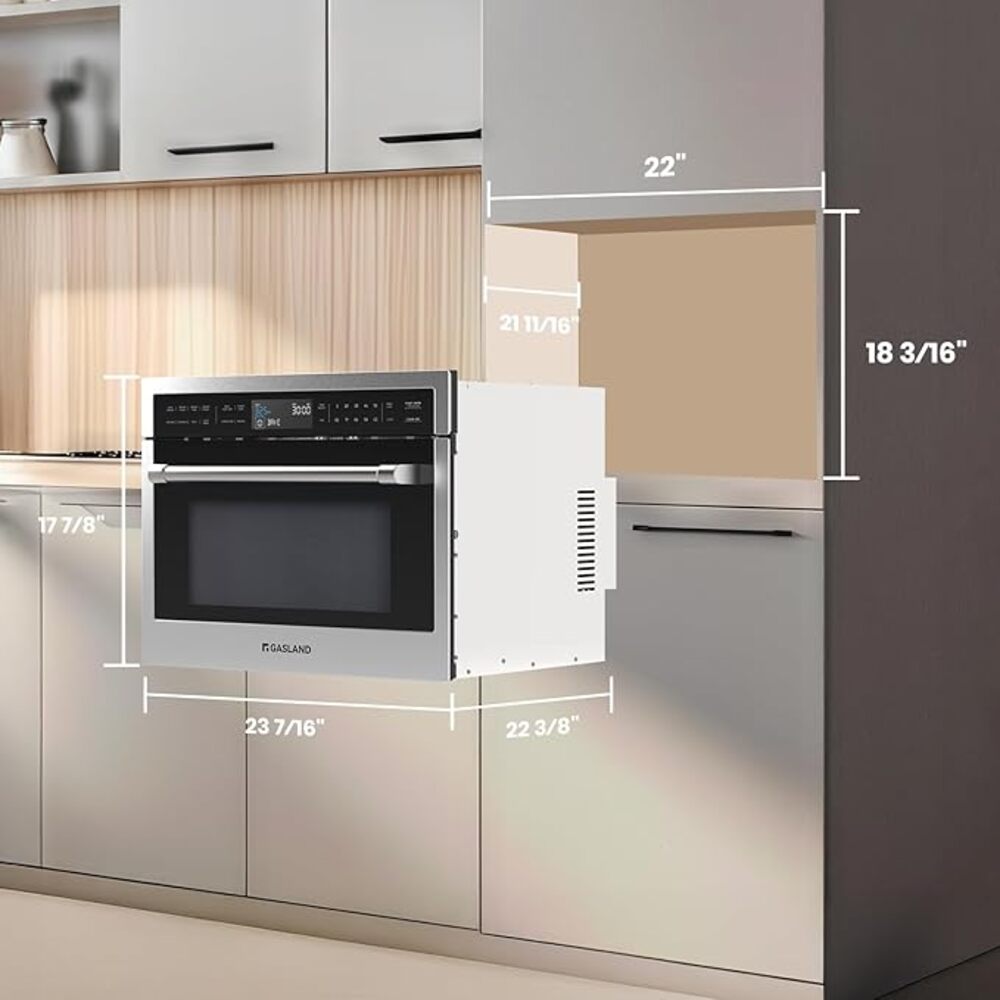 GASLAND 24" 1.6 Cu. Ft. 1000W Built-in Microwaves - Drawer