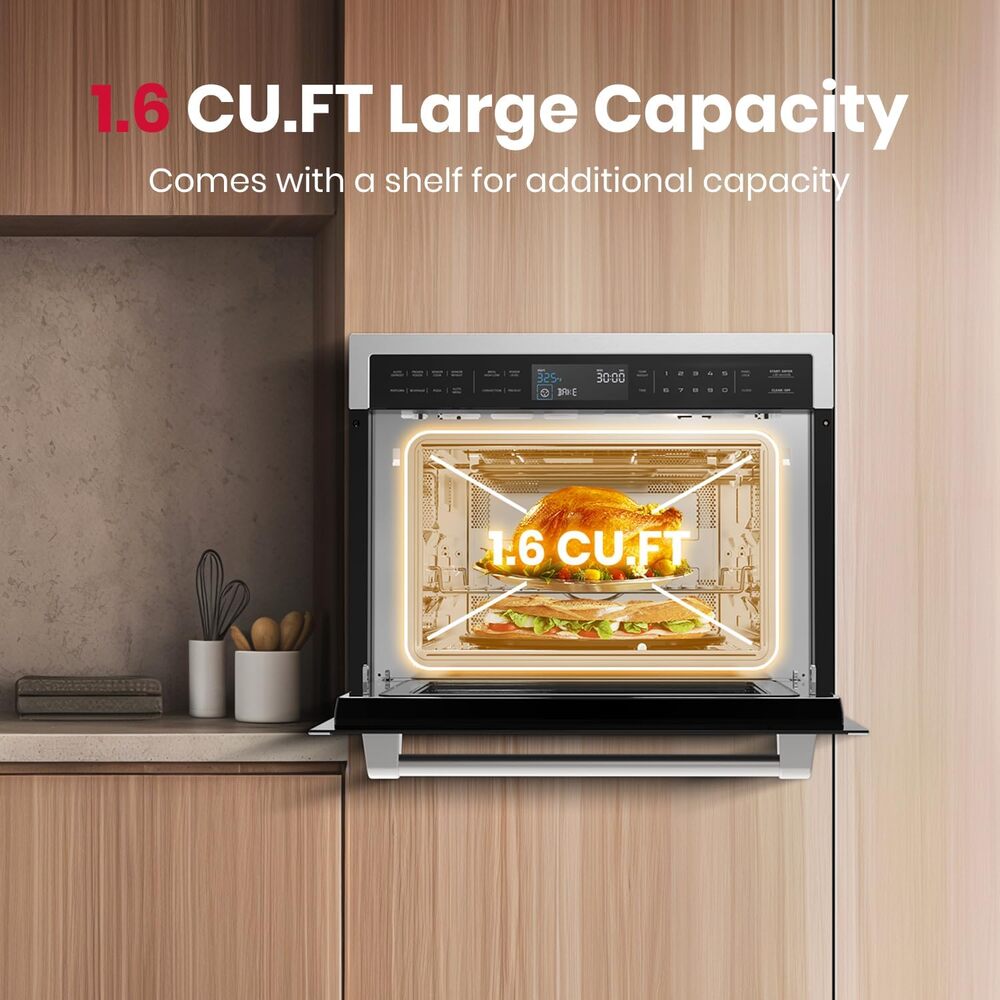 GASLAND 24" 1.6 Cu. Ft. 1000W Built-in Microwaves - Drawer