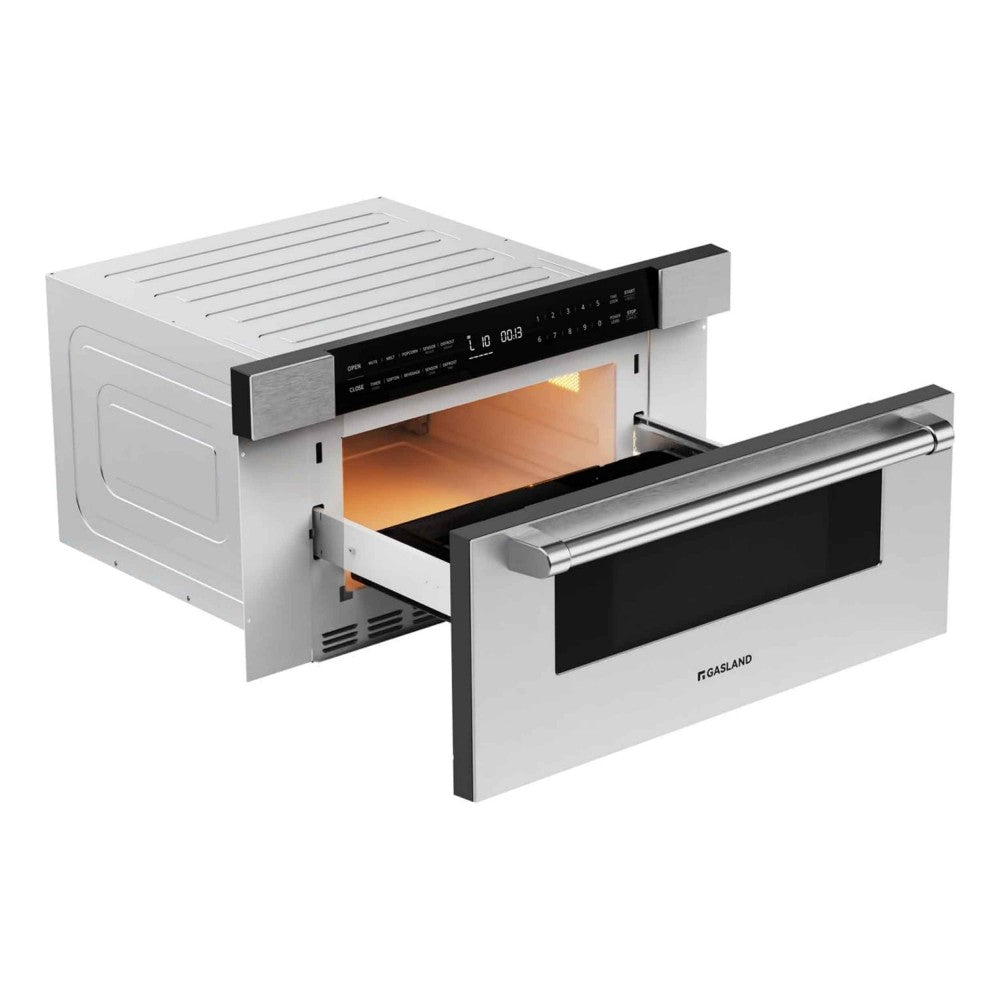 GASLAND 30" Built-In Microwave Drawer Oven - 1.2 Cu.Ft. Sensor Cook