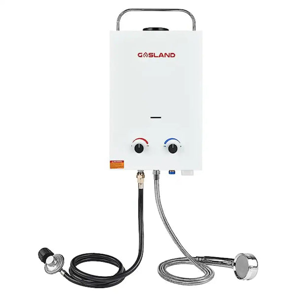 GASLAND 1.58GPM 6L Outdoors Portable Tankless On Demand Propane Water Heater for RV Camping