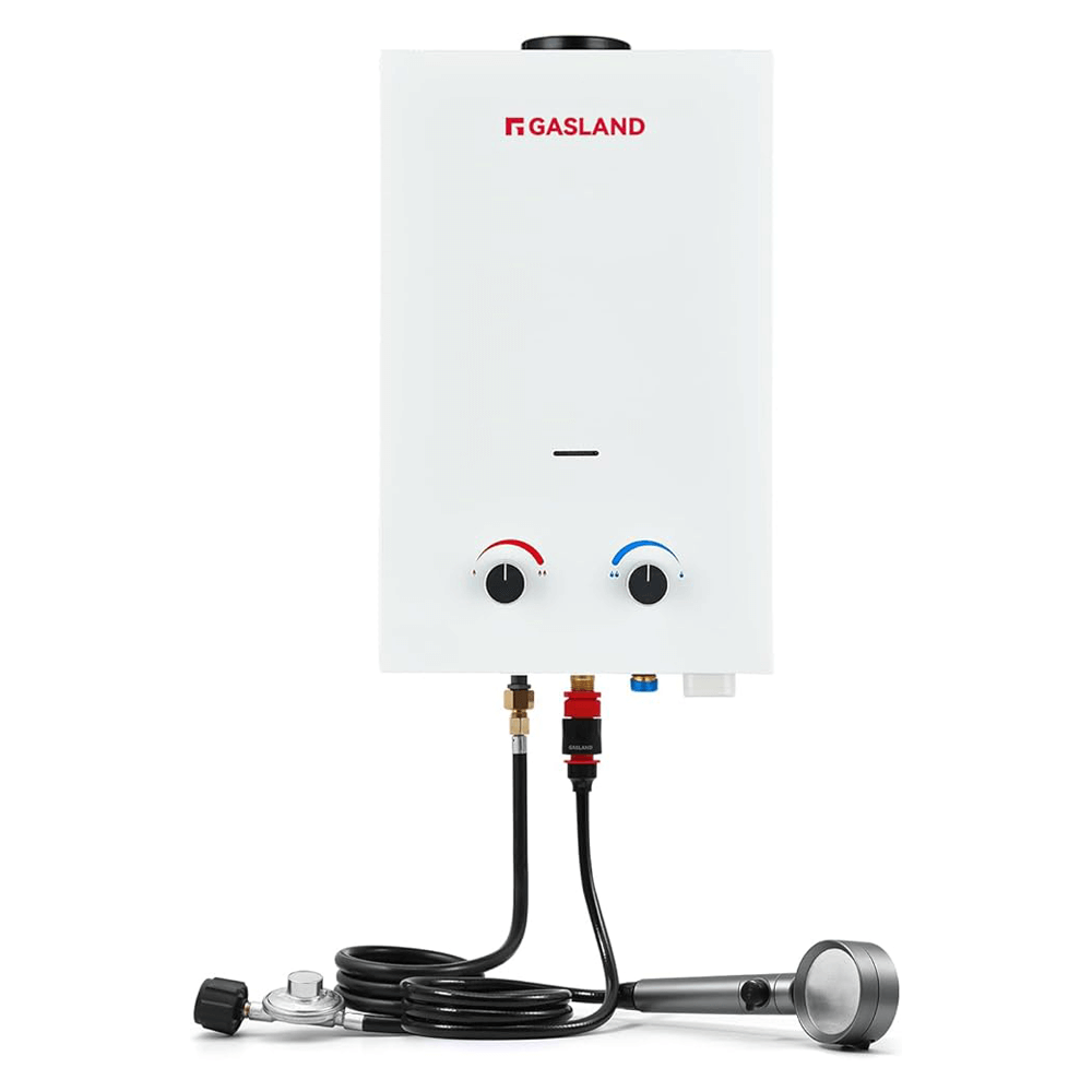 GASLAND Portable Tankless Propane Water Heater - 2.11GPM 8L 55,000 BTU