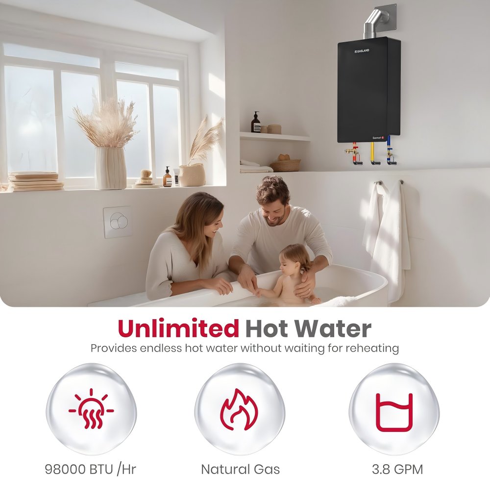 GASLAND Gasmart E Indoor Residential Natural Gas Tankless Water Heater
