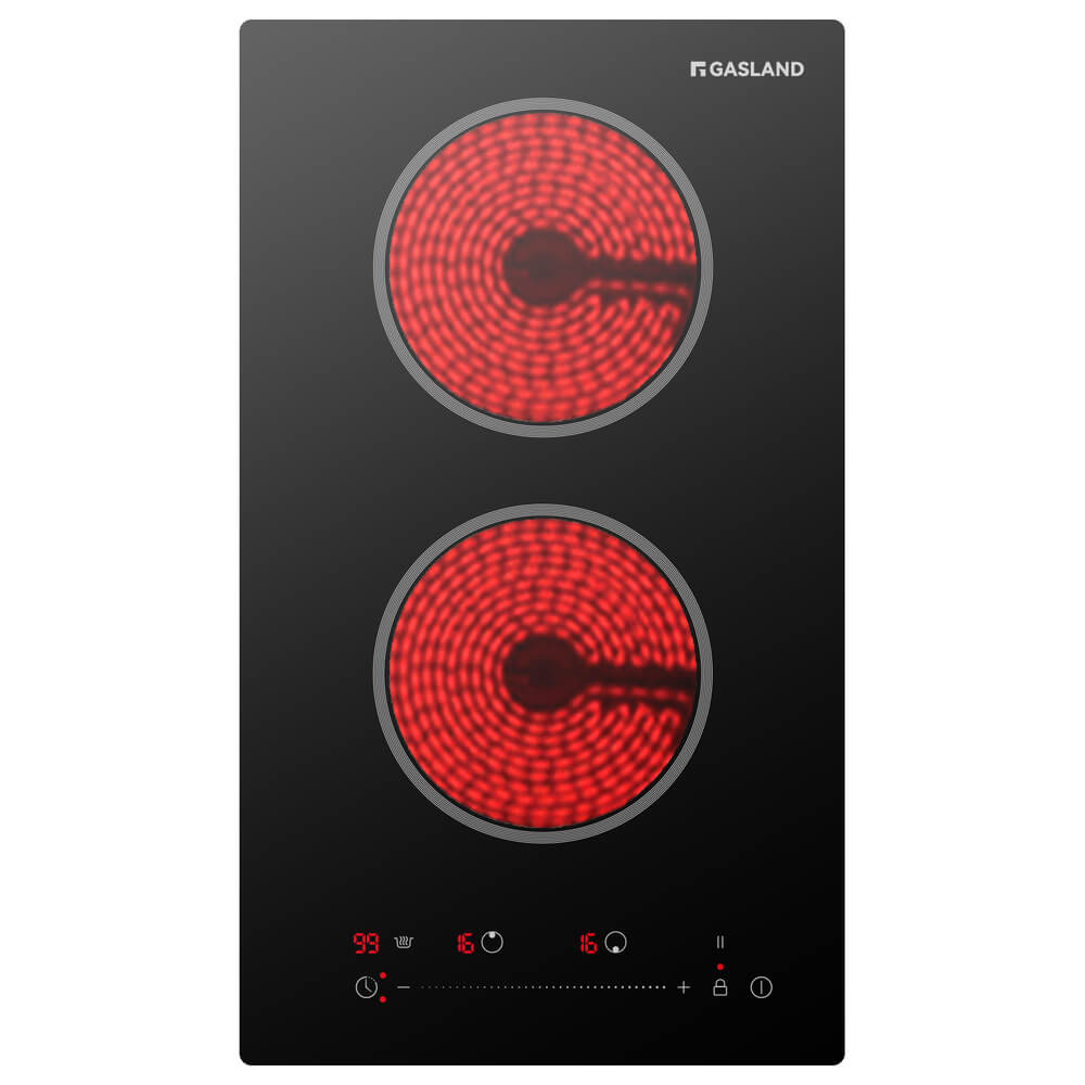 12" 2 Burner Slide Control Electric Cooktop for Hotel