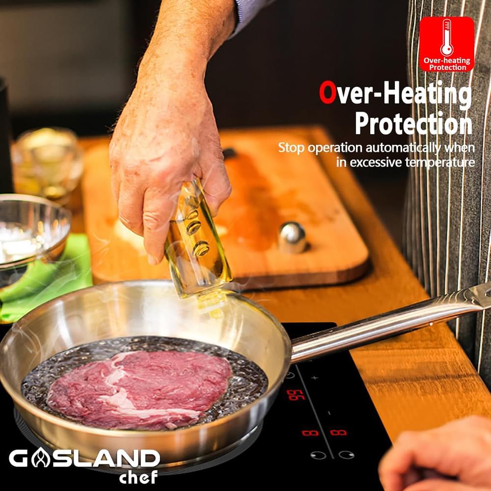 GASLAND Chef 12 Inch 2 Burner Sensor Touch Radiant Ceramic Cooktop - Gaslandchef