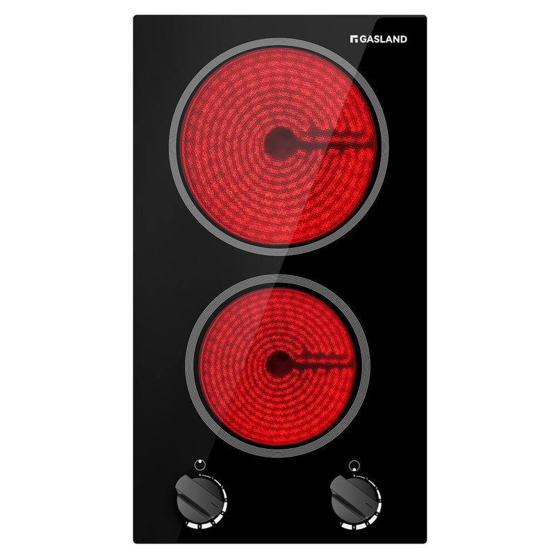 GASLAND 12 Inch 2 Burner Knob Control Ceramic Electric Cooktop