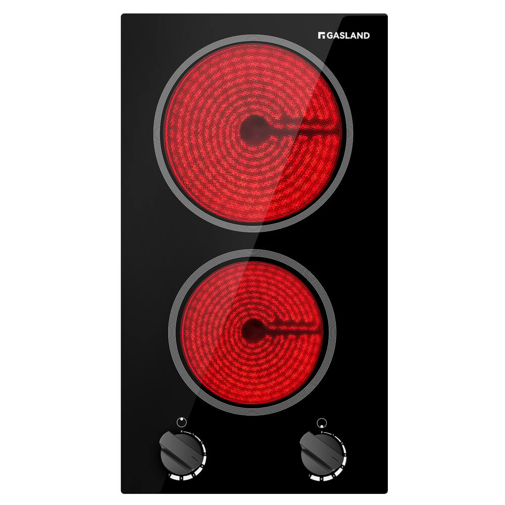 GASLAND 12 Inch 2 Burner Knob Control Ceramic Electric Cooktop