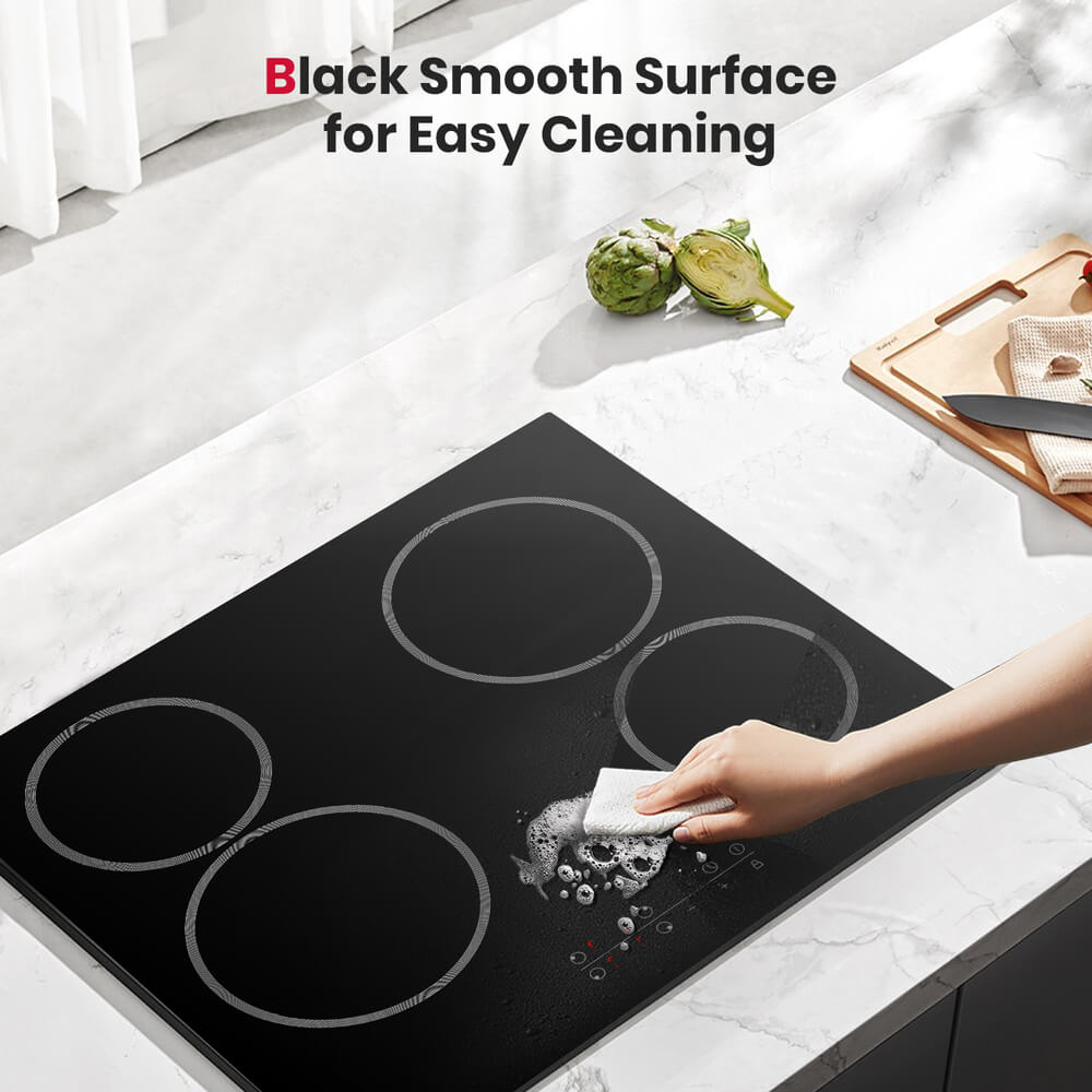 GASLAND 24 Inch 4 Burner Sensor Touch Control Ceramic Electric Cooktop