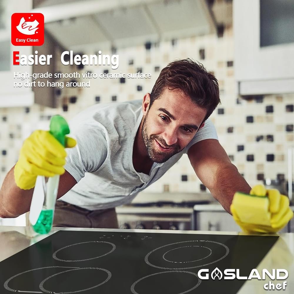 GASLAND Chef 30 Inch 4 Burner Sensor Touch Radiant Ceramic Cooktop - Gaslandchef