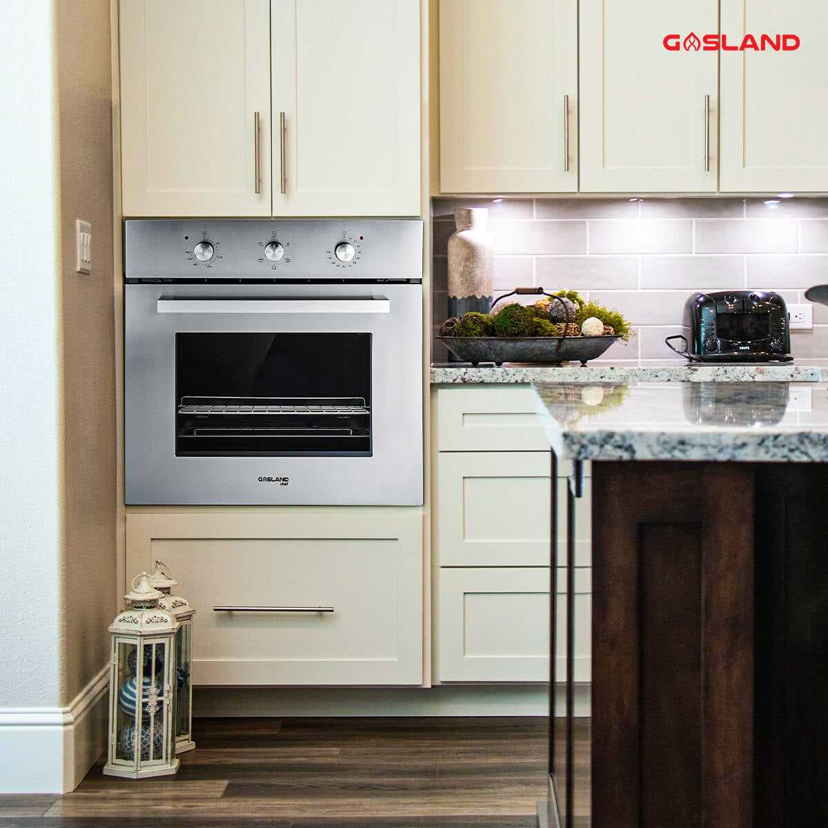 Gasland Chef 24 In. 2.3Cu.ft 6 Cooking Modes Built-in Electric Wall Oven - White